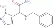 2-(Benzylamino)-2-(1-methyl-1H-pyrazol-5-yl)acetamide
