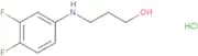 3-[(3,4-Difluorophenyl)amino]propan-1-ol hydrochloride