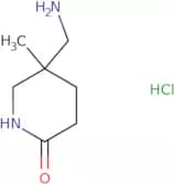 5-(Aminomethyl)-5-methylpiperidin-2-one hydrochloride