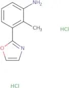 2-Methyl-3-(1,3-oxazol-2-yl)aniline dihydrochloride