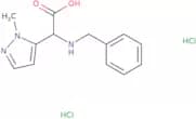 2-(Benzylamino)-2-(1-methyl-1H-pyrazol-5-yl)acetic acid dihydrochloride