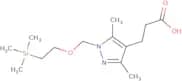 3-(3,5-Dimethyl-1-{[2-(trimethylsilyl)ethoxy]methyl}-1H-pyrazol-4-yl)propanoic acid