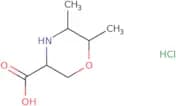 5,6-Dimethylmorpholine-3-carboxylic acid hydrochloride