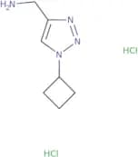(1-Cyclobutyl-1H-1,2,3-triazol-4-yl)methanamine dihydrochloride
