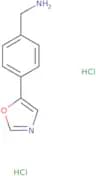 [4-(1,3-Oxazol-5-yl)phenyl]methanamine dihydrochloride