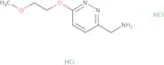 [6-(2-Methoxyethoxy)pyridazin-3-yl]methanamine dihydrochloride