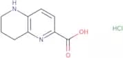 5,6,7,8-Tetrahydro-1,5-naphthyridine-2-carboxylic acid hydrochloride