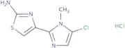 4-(5-Chloro-1-methyl-1H-imidazol-2-yl)-1,3-thiazol-2-amine hydrochloride