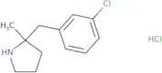 2-[(3-Chlorophenyl)methyl]-2-methylpyrrolidine hydrochloride