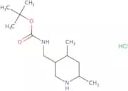 tert-Butyl N-[(4,6-dimethylpiperidin-3-yl)methyl]carbamate hydrochloride