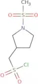 (1-Methanesulfonylpyrrolidin-3-yl)methanesulfonyl chloride