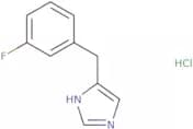 4-[(3-Fluorophenyl)methyl]-1H-imidazole hydrochloride