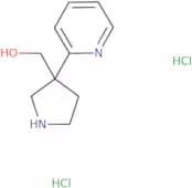 [3-(Pyridin-2-yl)pyrrolidin-3-yl]methanol dihydrochloride