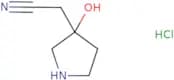 2-(3-Hydroxypyrrolidin-3-yl)acetonitrile hydrochloride
