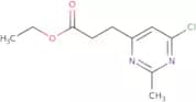 Ethyl 3-(6-chloro-2-methylpyrimidin-4-yl)propanoate