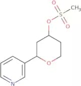 2-(Pyridin-3-yl)oxan-4-yl methanesulfonate