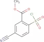 Methyl 2-(chlorosulfonyl)-5-cyanobenzoate