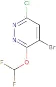 4-Bromo-6-chloro-3-(difluoromethoxy)pyridazine