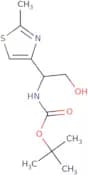 tert-Butyl N-[2-hydroxy-1-(2-methyl-1,3-thiazol-4-yl)ethyl]carbamate
