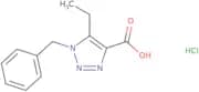 1-Benzyl-5-ethyl-1H-1,2,3-triazole-4-carboxylic acid hydrochloride