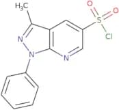 3-Methyl-1-phenyl-1H-pyrazolo[3,4-b]pyridine-5-sulfonyl chloride