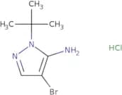 4-Bromo-1-tert-butyl-1H-pyrazol-5-amine hydrochloride
