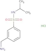 3-(Aminomethyl)-N-(propan-2-yl)benzene-1-sulfonamide hydrochloride