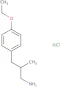 3-(4-Ethoxyphenyl)-2-methylpropan-1-amine hydrochloride