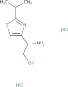 2-Amino-2-[2-(propan-2-yl)-1,3-thiazol-4-yl]ethan-1-ol dihydrochloride