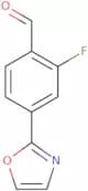 2-Fluoro-4-(1,3-oxazol-2-yl)benzaldehyde