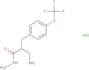 3-Amino-N-methyl-2-{[4-(trifluoromethoxy)phenyl]methyl}propanamide hydrochloride