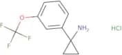 1-[3-(Trifluoromethoxy)phenyl]cyclopropan-1-amine hydrochloride