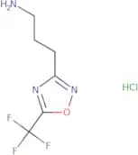 3-[5-(Trifluoromethyl)-1,2,4-oxadiazol-3-yl]propan-1-amine hydrochloride