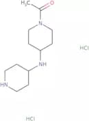 1-{4-[(Piperidin-4-yl)amino]piperidin-1-yl}ethan-1-one dihydrochloride