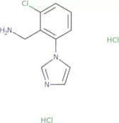 [2-Chloro-6-(1H-imidazol-1-yl)phenyl]methanamine dihydrochloride