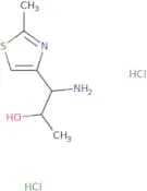 1-Amino-1-(2-methyl-1,3-thiazol-4-yl)propan-2-ol dihydrochloride