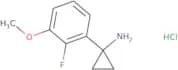 1-(2-Fluoro-3-methoxyphenyl)cyclopropan-1-amine hydrochloride