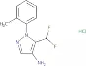 5-(Difluoromethyl)-1-(2-methylphenyl)-1H-pyrazol-4-amine hydrochloride