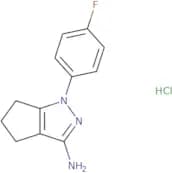 1-(4-Fluorophenyl)-1H,4H,5H,6H-cyclopenta[C]pyrazol-3-amine hydrochloride
