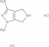 1-Methyl-1H,4H,5H,6H-pyrrolo[3,4-c]pyrazol-3-amine dihydrochloride