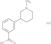 3-(1-Methylpiperidin-3-yl)benzoic acid hydrochloride