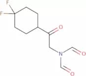 N-[2-(4,4-Difluorocyclohexyl)-2-oxoethyl]-N-formylformamide