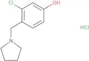 3-Chloro-4-[(pyrrolidin-1-yl)methyl]phenol hydrochloride