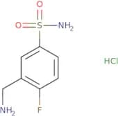 3-(Aminomethyl)-4-fluorobenzene-1-sulfonamide hydrochloride