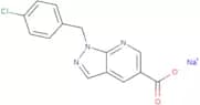 Sodium 1-[(4-chlorophenyl)methyl]-1H-pyrazolo[3,4-b]pyridine-5-carboxylate
