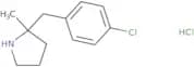 2-[(4-Chlorophenyl)methyl]-2-methylpyrrolidine hydrochloride