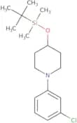 4-[(tert-Butyldimethylsilyl)oxy]-1-(3-chlorophenyl)piperidine
