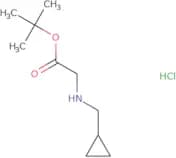 tert-Butyl 2-[(cyclopropylmethyl)amino]acetate hydrochloride