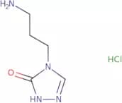 4-(3-Aminopropyl)-4,5-dihydro-1H-1,2,4-triazol-5-one hydrochloride