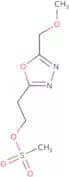 2-[5-(Methoxymethyl)-1,3,4-oxadiazol-2-yl]ethyl methanesulfonate